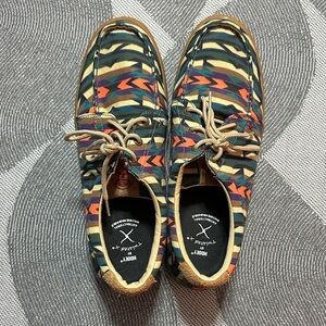 Hooey Twisted X Multicolor Patterned Shoes